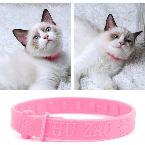 Removes Flea And Tick Collar For Dogs Cats Adjustable Protection Neck Strap Loop Cats Kittens Flea Tick Remover Collar Necklace