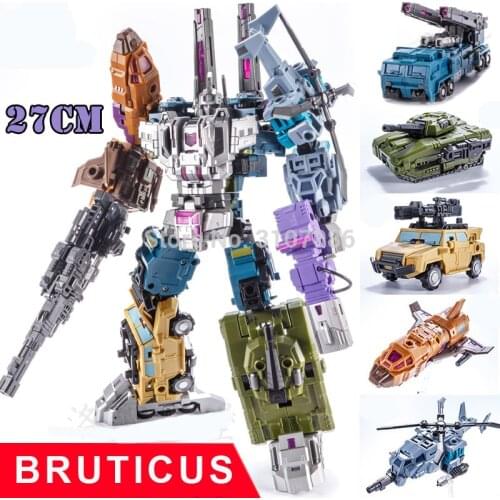 PocketToys Transformation G1 PT05 PT-05 Bruticus 5IN1 Action Figure Oversize Robot Toys - No Retail Box
