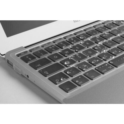 For English French Spanish German UK/EU MacBook Pro air 13" 15" 17" 2016 Transparent clear Silicone Keyboard Cover Skin sticker