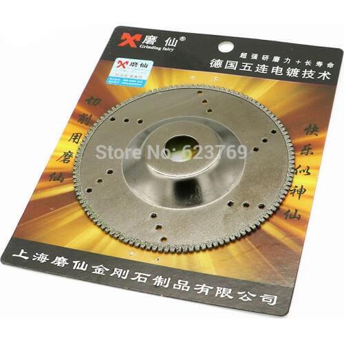 RZZ 4'' Diamond Grinding Disc Electroplated Abrasive Disc for Glass Marble Granite Good Quality Free Ship 2pcs/lot