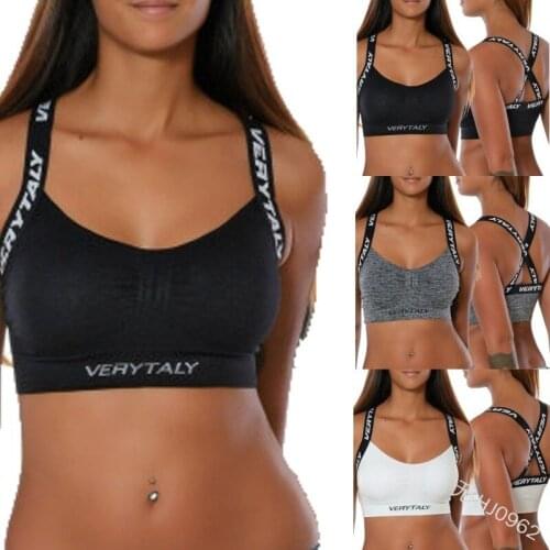 Sexy Crop Letter Street Cropped Tops Vest Tank Tops Tops for Women Halter Fitness Tight Bustier Strappy Skinny T-Shirt Girl