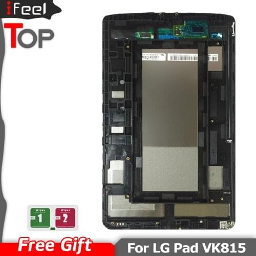 For LG G PAD VK815 VK-815 LTE Verizon Touch Screen Digitizer +Lcd Display Assembly Frame Replacement Free Shipping