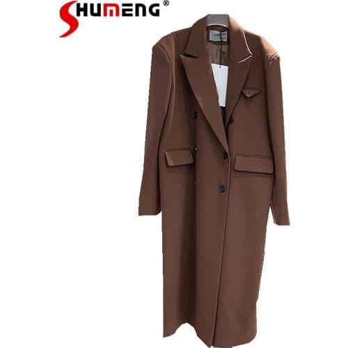 Shumeng Women's Double-breasted Blazers