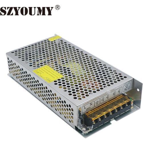 SZYOUMY AC100V-250V Switching Power Supply LED Driver 12V LED Power Adapter 12V 12.5A Power transformer DHL Fast Shipping