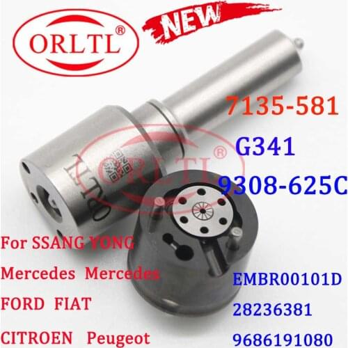 ORLTL Fuel Nozzle G341 Control Valve 9308-625C Injector Repair Kit for FIAT FORD injector EMBR00101D 1100-100-ED01 28236381