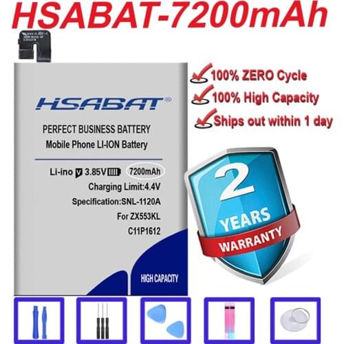 Top Quality 7200mAh Battery for Asus ZE553KL, ZenFone 3 Zoom, ZenFone 3 Zoom Dual SIM LTE, Zenfone 3 Zoom Z01HDA C11P1612