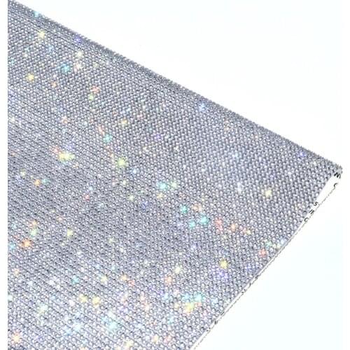 Bling White Multi Color Flashing Self Adhesive Art Emulation Diamond Decal Stickers 2mm Rhinestone Crystal
