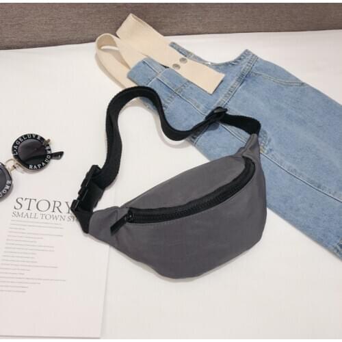 2020 Solid Color Waist Pack Belt Outdoor Bag Pouch Unisex Travel Sport Small Purse Chest Bags Fanny Packs