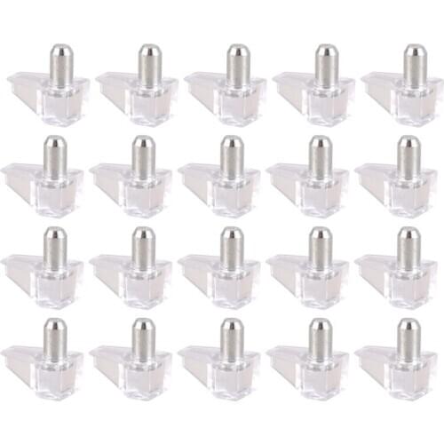 5 mm Pin shelf support shelf studs strong support 20 pcs, Transparent