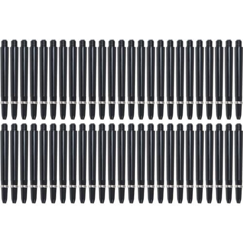 50Pcs/lot 48mm Nylon Dart Shafts 2BA Screw Thread Plastic Darts Rod Stems Darts Accessories For 2BA Screw Thread Standard