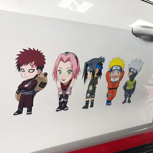 Naruto Naruto Car Sticker Cartoon Glass Window Sticker Car Decoration Waterproof Sunscreen Car Sticker DIY Exterior Renovation
