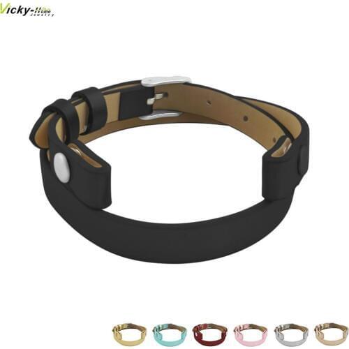 25mm Diffuser Genuine Leather Aromatherapy Locket Bangle Essential Oils Locket Bracelet