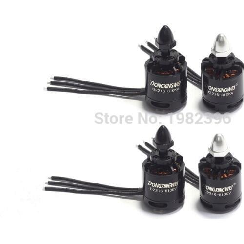 4 x100% hight quality 2216 810KV Motor CW CCW for Multi-Copter Quad-Copter the same as MT2216