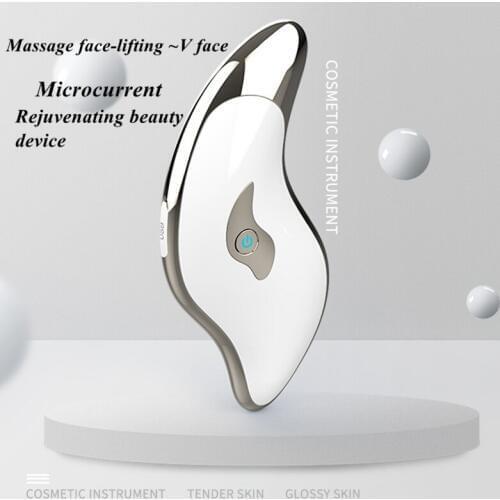 Face-lifting Tool Current Massage Vibration Heating Scraper V Face Facial Lifting Massage Fade Face-lifting Instrument