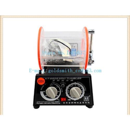 KT-6808-130 small drum / drum / roll polishing machine jewelry polishing machine rotary polisher