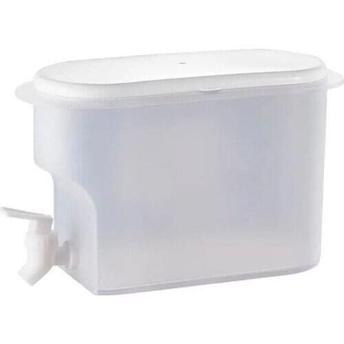 Water Pitcher Jug Kettle with Faucet 3.5L Large Capacity Lemon Juice Bottle Kitchen Refrigerator Teapot