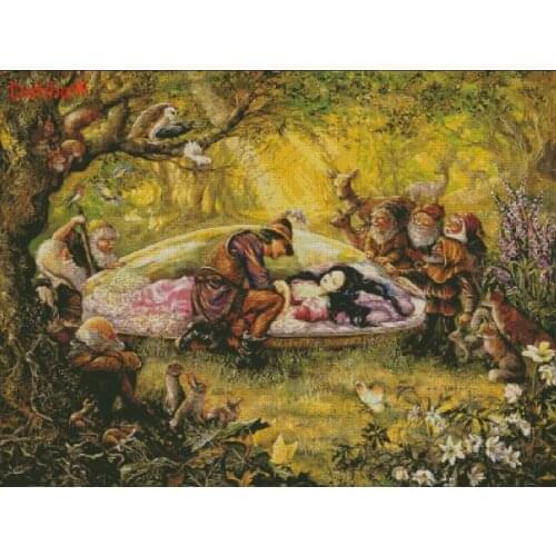 Prince Fairy Princess Arts Needlework Embroidery DIY Aida Cross Stitch Kits Crafts 14CT Unprinted Home Decor Handmade