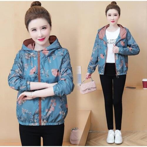 Fashion Baseball Windbreaker Jacket Women 2021 Autumn Bomber Long Sleeve Casual Short Hooded Coats Jackets Overcoat New Clothes