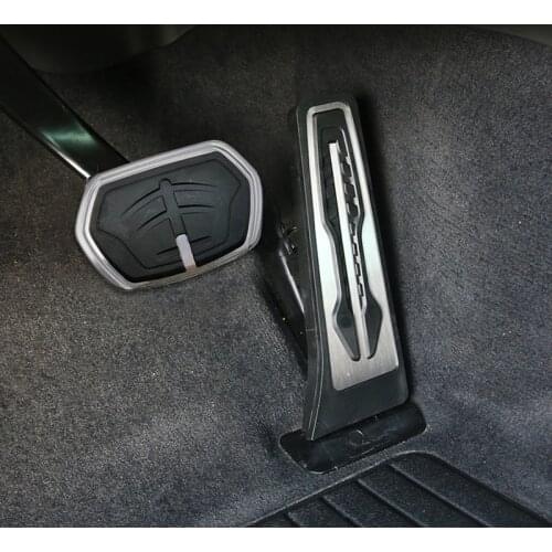 Stainless Steel Car Foot Pedal Pad Fuel Accelerator Gas Pedal Brake Pedal Cover For BMW X1 F48 X2 F39 Auto Styling Accessories