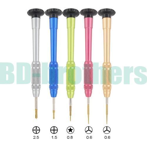New arrival Screwdriver S2 Steel 2.5 Middle Plate / 1.5 Phillips / 0.8 Pentalobe / 0.6Y Triwing For iPhone Dedicate 100pcs/lot