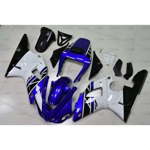 YZF R1 1998 - 1999 Bodywork YZF R1 99 Fairings for YAMAHA YZFR1 98 Blue White Abs Fairing