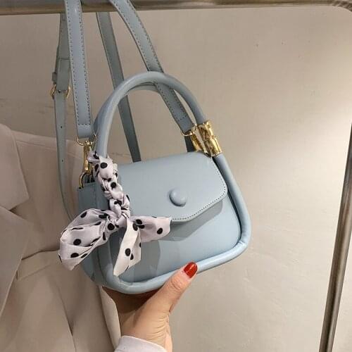 Solid Color Phone Purses Bag Female Small PU Leather Crossbody Bags For Women Autumn New Shoulder Cross Body Bag Ladies Handbags