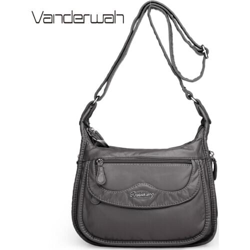 Casual High Quality Leather Sac Shoulder Bags for Women 2021 Simple Female Crossbody Bag Designe Handbags Purses and Handbags