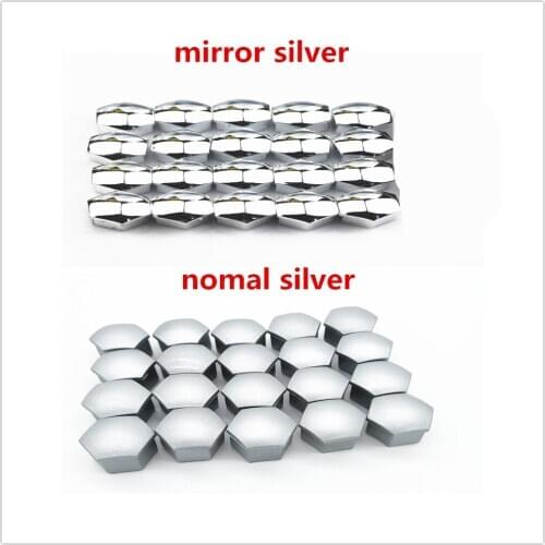 Silver Car Wheel Nut Caps Hub Screw Cover Bolt for Honda Crosstour CR-Z S C EV-Ster AC-X HSV-010 NeuV S660 Project D M