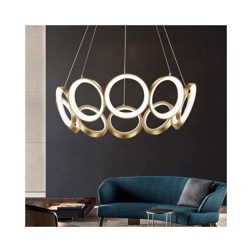 Nordic led iron chandelier luminaire hanging lights pendant lamp chandelier pendant lights dining room living room
