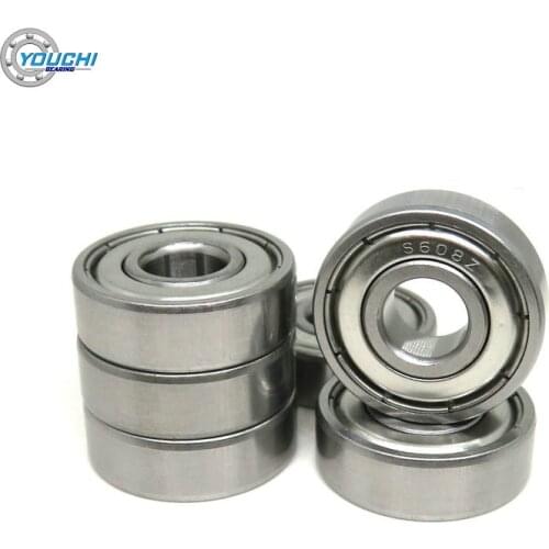 Youchi 8x22x7mm S608 ZZ 440C Stainless Steel Ball Bearings 608Z 608ZZ S608Z S608ZZ 8*22*7 Single Rocker Skateboard Bearing
