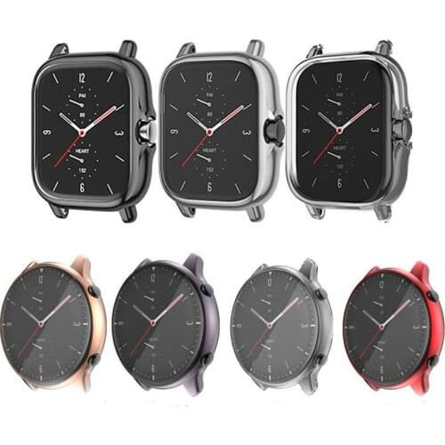 TPU Soft Screen Glass Protector Case Shell Frame For Amazfit GTS2 GTR 2 GTS 2e Watch GTR2/e GTR2e GTS2e Protective Bumper Cover