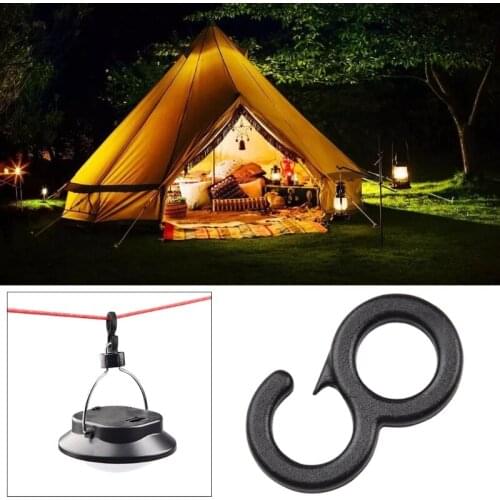 10 pieces of light hook multifunctional tent awning hook outdoor camping practical tent hook equipment accessories