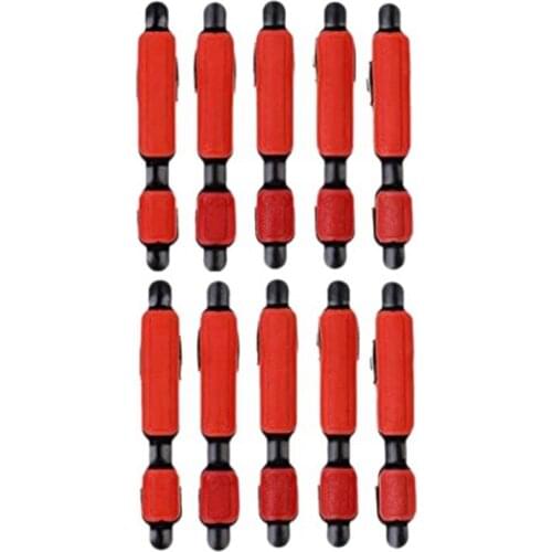 10Pcs Metal Reel Seat Deck Fishing Rod Clip Fitted Wheel Reel Rubber Cushion Tools Accessory Fishing Tackle