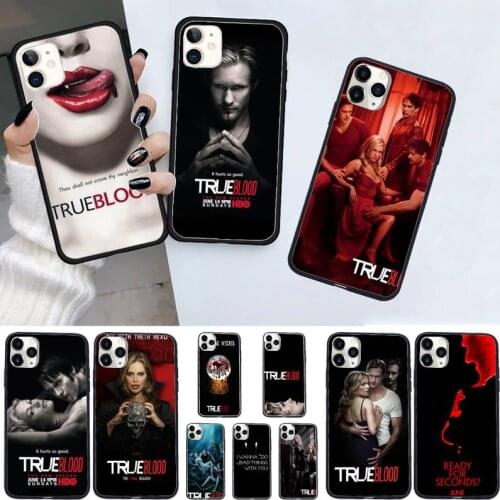 True Blood A Type Southern Vampire Phone Case for iPhone 11 12 mini pro XS MAX 8 7 6 6S Plus X 5S SE 2020 XR shell