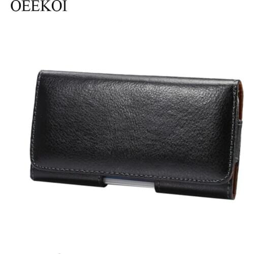 Genuine Leather Belt Clip Pouch Cover Case for Micromax Spark Vdeo/Vdeo 2/Bolt Selfie/Canvas Spark Q380/Canvas Juice 2 AQ5001