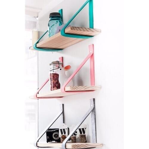 60x18CM Wooden Wall Mounted Shelf Nordic Style Large Floating Shelves Living Room Decorations Children Kids Room Nursery Decor