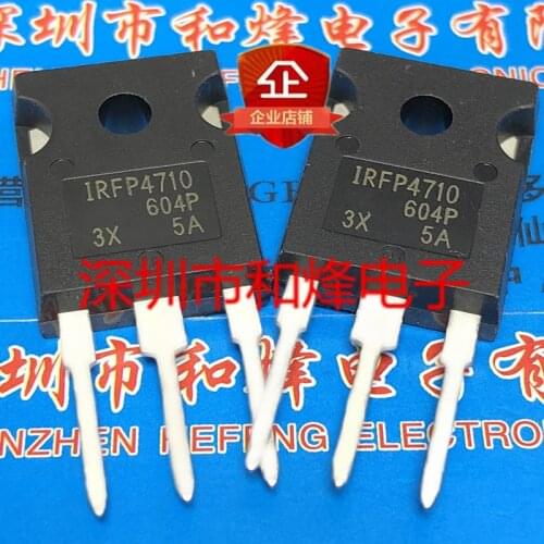 5PCS IRFP4710 TO-247 100V 72A 100% New original