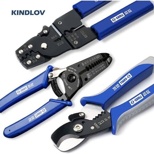 KINDLOV Multitool Wire Stripper Electrical Cable Cutter Wire Cutting Stripping Crimping Tool For Electrican Repair Hand Tools