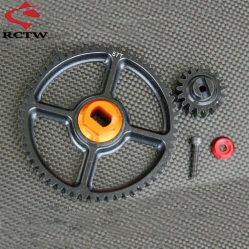 17T 57T Gear Set for 1/5 GTB Racing HPI ROFUN BAHA KM ROVAN BAJA 5B 5T 5SC Truck Spare Toys Parts