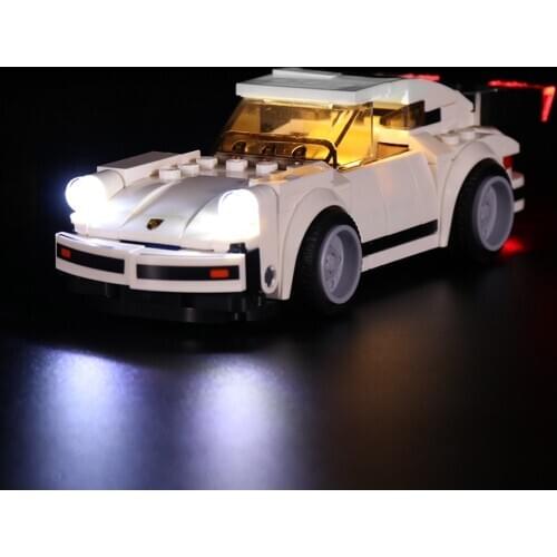 The LED Light Set For 75895 speed series 911Turbo3.0 blocks car (only light kit included)