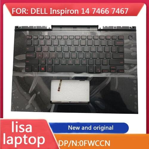 Suitable For Dell Inspiron 14-7000 7466 7467 Palm Pad Top Cover American Keyboard 0fwccn Fwccn Brand New Original