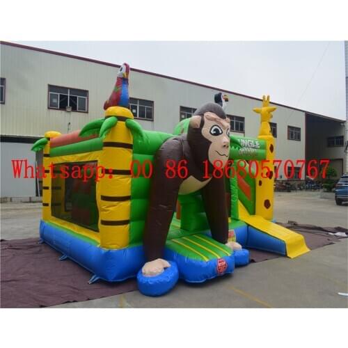 Hot monkey bouncer bouncing house inflatable jumping castle jumping combination