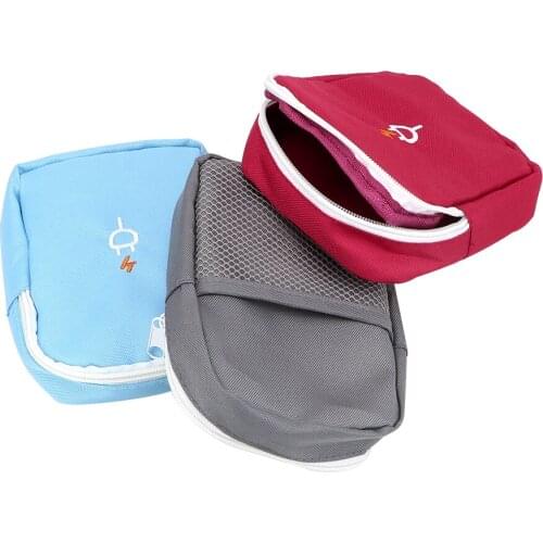 Portable Zipper Travel Cable Bag Power Bank Pouch Digital USB Cable Gadget Organizer Charger Wires Storage Bag