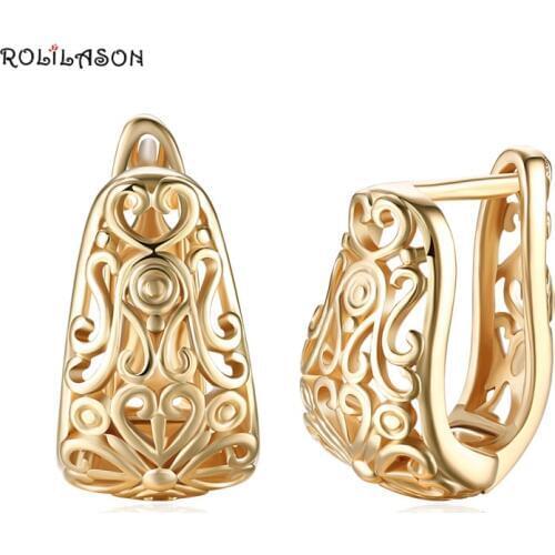 2019 latest pattern totem 925 gold earrings for mothers birthday gift fashion Je1211