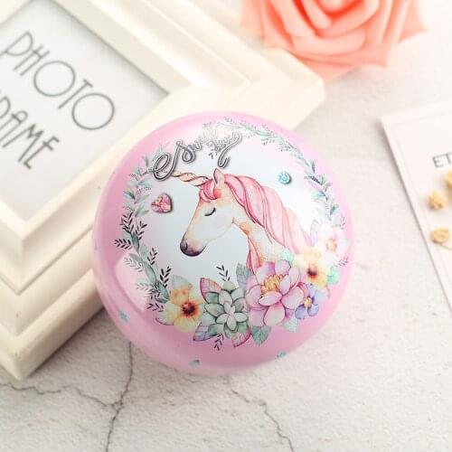 Wedding candy box European creative flat round macaron candy box tinplate candy packaging box with souvenir candy box packaging