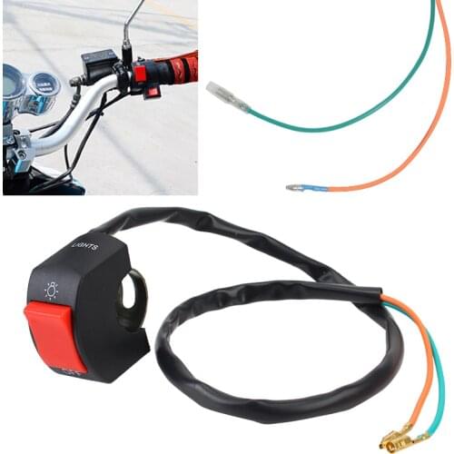 LEEPEE Universal Motorcycle Switches Bullet Connector ON/OFF Button Connector Handlebar Switches Motorbike Accessories