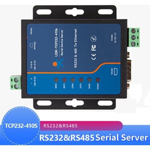 USR-TCP232-410S ModBus RTU Converters support DNS DHCP RS232 RS485 SERIAL TO ETHERNET TCP/IP MODULE