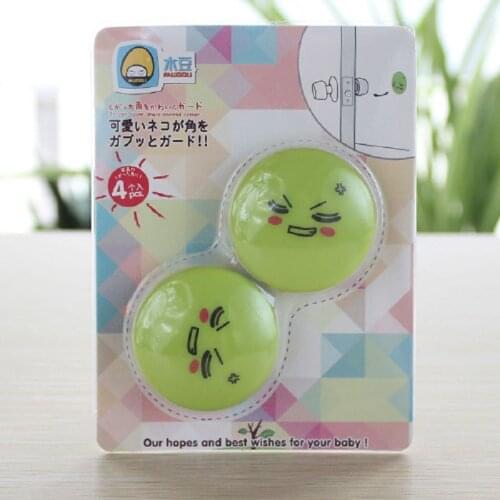 Thickening Silicone Door Buffer Fender Stopper Door Cushions Knob Guards Crash Pad Cute Wall Sticker Baby Kids Protection