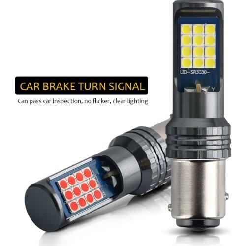 10x 1156 P21W BA15S 1157 BAY15D High Quality 3030 24SMD LED Auto Brake Lamps Car Daytime Running Light Reverse Bulbs Turn Signal