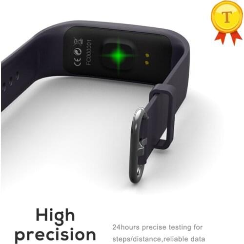 2018 Accurate Dynamic Heart Rate Monitor Smart Bracelet Band Waterproof Fitness Bracelet SmartBand Watch for Android IOS phone